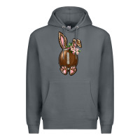 Rock American Football Easter Bunny Premium Hoodie - BundleAndBundleShop