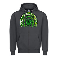 Smoke St Patrick Rainbow Zipper Hoodie - Jasminsmagicworld