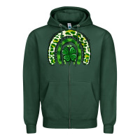 Sports Green St Patrick Rainbow Zipper Hoodie - Jasminsmagicworld
