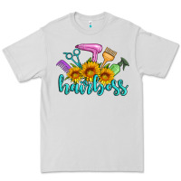 Dove Grey hairboss western sunflowers hairdresser Premium Tee - Artiststas