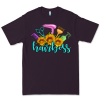 Plum hairboss western sunflowers hairdresser Premium Tee - Artiststas