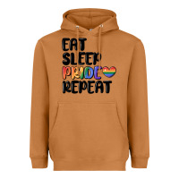 Meerkat eat sleep pride repeat Heavyweight Hoodie - MaliasSmallBusiness