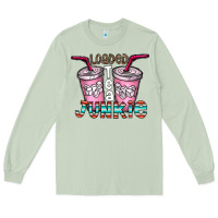 Matcha loaded tea junkie Long Sleeve Tee - CowhideDigitalArt