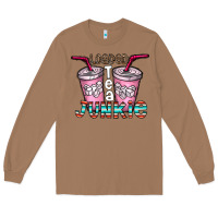 Toasted Coconut loaded tea junkie Long Sleeve Tee - CowhideDigitalArt