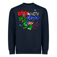 Navy red white rawr billie wilder Heavyweight Sweatshirt - texasbilliewilder