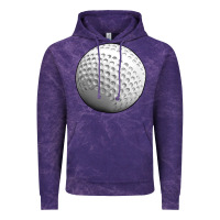 Cloud Purple hockey ball Vintage Hoodie - texasbilliewilder