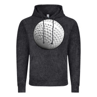 Vintage Black hockey ball Vintage Hoodie - texasbilliewilder