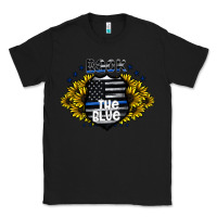 Black back the blue Classic Tee - CowhideDigitalArt
