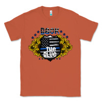 Copper back the blue Classic Tee - CowhideDigitalArt