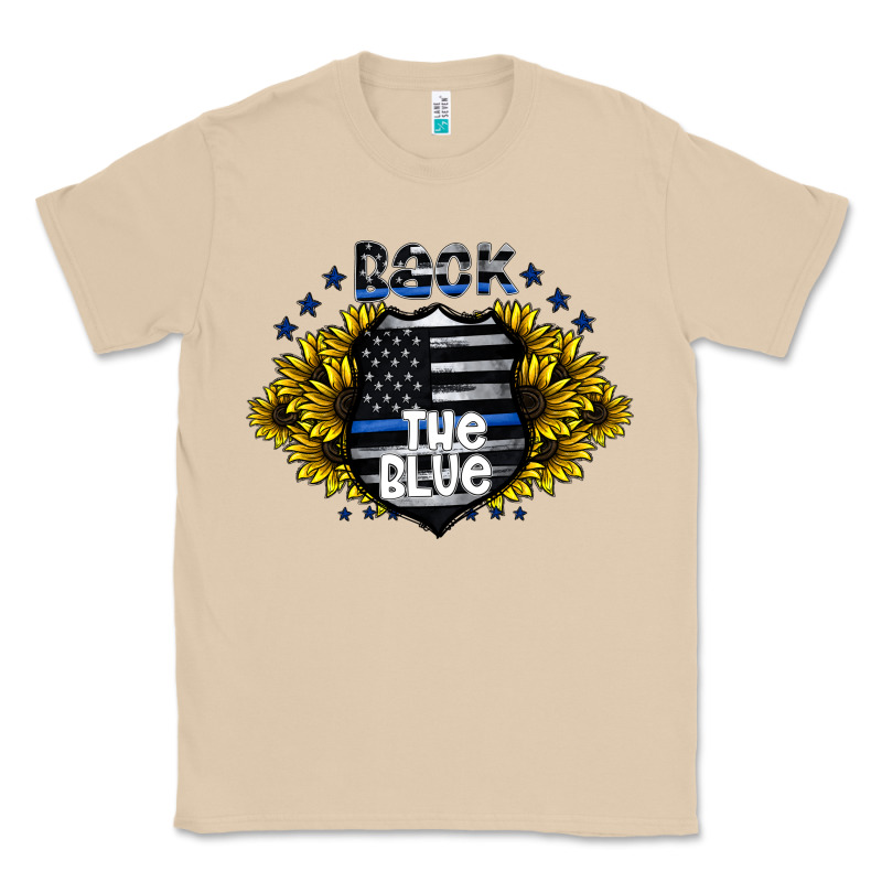 Back The Blue Classic Tee by CowhideDigitalArt | Teevron