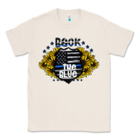Natural back the blue Classic Tee - CowhideDigitalArt