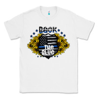 White back the blue Classic Tee - CowhideDigitalArt