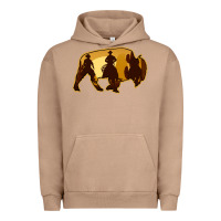 Pigment Burro Bison Silhouette Cowboy Urban Hoodie - Bettercallsaul