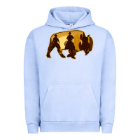 Pigment Grape Ice Bison Silhouette Cowboy Urban Hoodie - Bettercallsaul