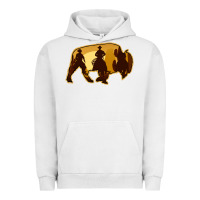 Pigment Lunar Rock Bison Silhouette Cowboy Urban Hoodie - Bettercallsaul