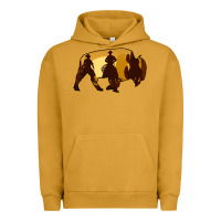 Pigment Peanut Butter Bison Silhouette Cowboy Urban Hoodie - Bettercallsaul