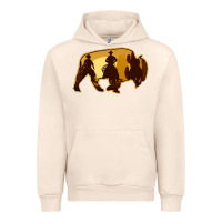 Sandshell Bison Silhouette Cowboy Urban Hoodie - Bettercallsaul