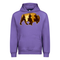 Tulip Bison Silhouette Cowboy Urban Hoodie - Bettercallsaul