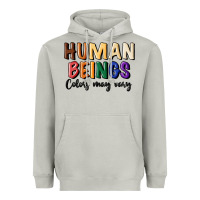 Human Beings Colors May Vary Heavyweight Hoodie | Teevron