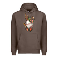 Coffee Baseball Easter Bunny Premium Hoodie - BundleAndBundleShop