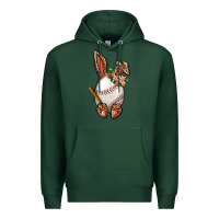 Sports Green Baseball Easter Bunny Premium Hoodie - BundleAndBundleShop