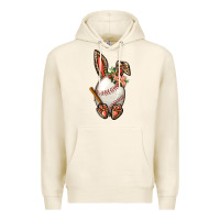 Tofu Baseball Easter Bunny Premium Hoodie - BundleAndBundleShop