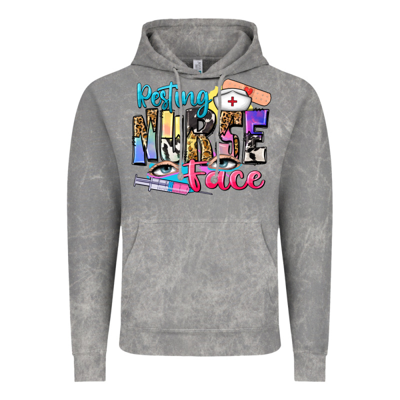 Resting Nurse Face Vintage Hoodie by Zillion Design Studio | Teevron