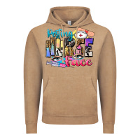 Vintage Coffee resting nurse face Vintage Hoodie - Zillion Design Studio