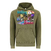 Vintage Olive resting nurse face Vintage Hoodie - Zillion Design Studio