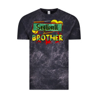 Cloud Black softball brother Vintage Tee - Zillion Design Studio