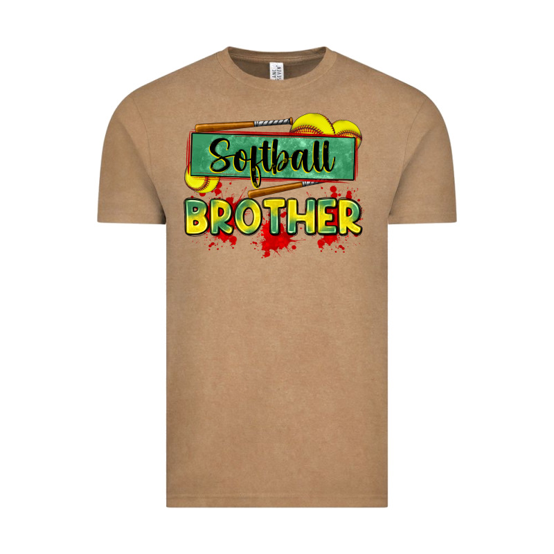 Softball Brother Vintage Tee by Zillion Design Studio | Teevron