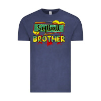 Vintage Denim softball brother Vintage Tee - Zillion Design Studio