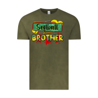 Vintage Olive softball brother Vintage Tee - Zillion Design Studio