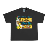 Pigment Black when life gives you lemons grab the vodka Urban Heavy Tee - Zillion Design Studio