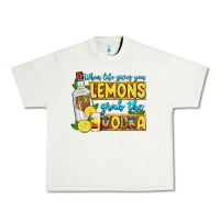 Pistachio when life gives you lemons grab the vodka Urban Heavy Tee - Zillion Design Studio