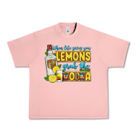 Salmon when life gives you lemons grab the vodka Urban Heavy Tee - Zillion Design Studio