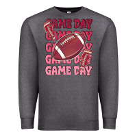 Charcoal Heather game day football Premium Sweatshirt - MaliasSmallBusiness