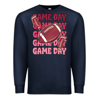 Navy game day football Premium Sweatshirt - MaliasSmallBusiness