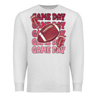 Oatmeal Heather game day football Premium Sweatshirt - MaliasSmallBusiness