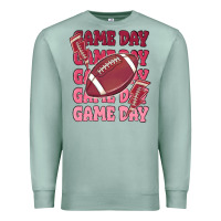 Seafoam game day football Premium Sweatshirt - MaliasSmallBusiness