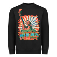 Black retro freedom rocks billie wilder Heavyweight Sweatshirt - texasbilliewilder