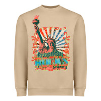Mushroom retro freedom rocks billie wilder Heavyweight Sweatshirt - texasbilliewilder