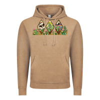 Vintage Coffee cactus cowhide serape Vintage Hoodie - JahusDesignShop