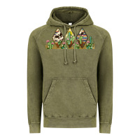 Vintage Olive cactus cowhide serape Vintage Hoodie - JahusDesignShop
