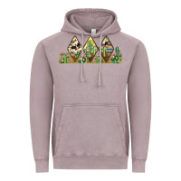 Vintage Zinc cactus cowhide serape Vintage Hoodie - JahusDesignShop