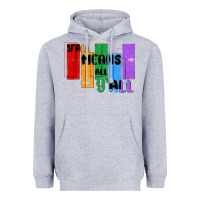 Heather Grey y'all means all y'all Heavyweight Hoodie - MaliasSmallBusiness