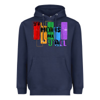 Navy y'all means all y'all Heavyweight Hoodie - MaliasSmallBusiness