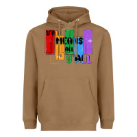 Toasted Coconut y'all means all y'all Heavyweight Hoodie - MaliasSmallBusiness