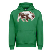 Emerald Cowhide Bison Silhouette Urban Hoodie - Bettercallsaul