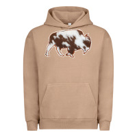 Pigment Burro Cowhide Bison Silhouette Urban Hoodie - Bettercallsaul